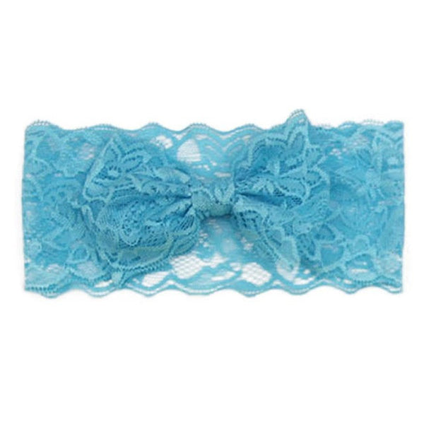 Girls Lace Big Bow Hair Band