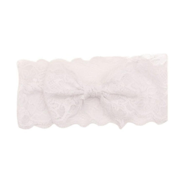 Girls Lace Big Bow Hair Band